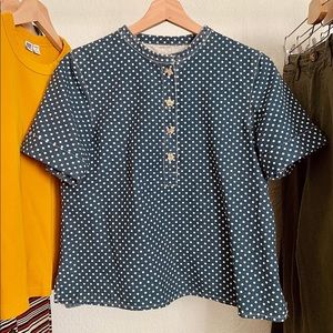 Utility Canvas Polka Dot Popover Top
